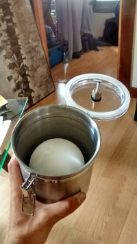 Ceramic filter installed